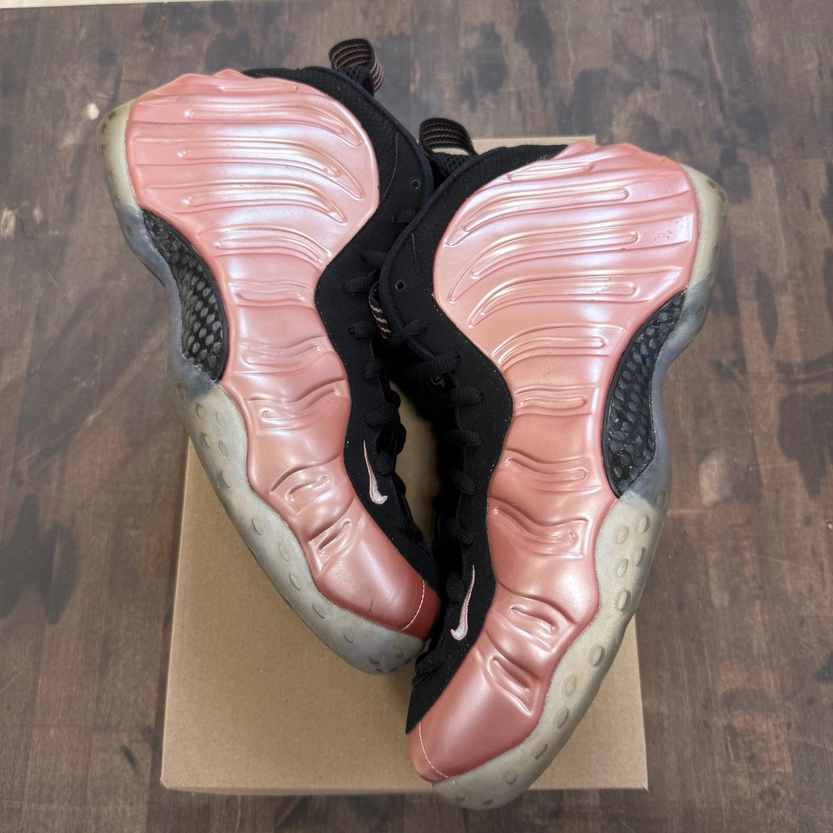 Nike Air Foamposite One Rust Pink Size 11.5 (Pre-Owned) - Image 1