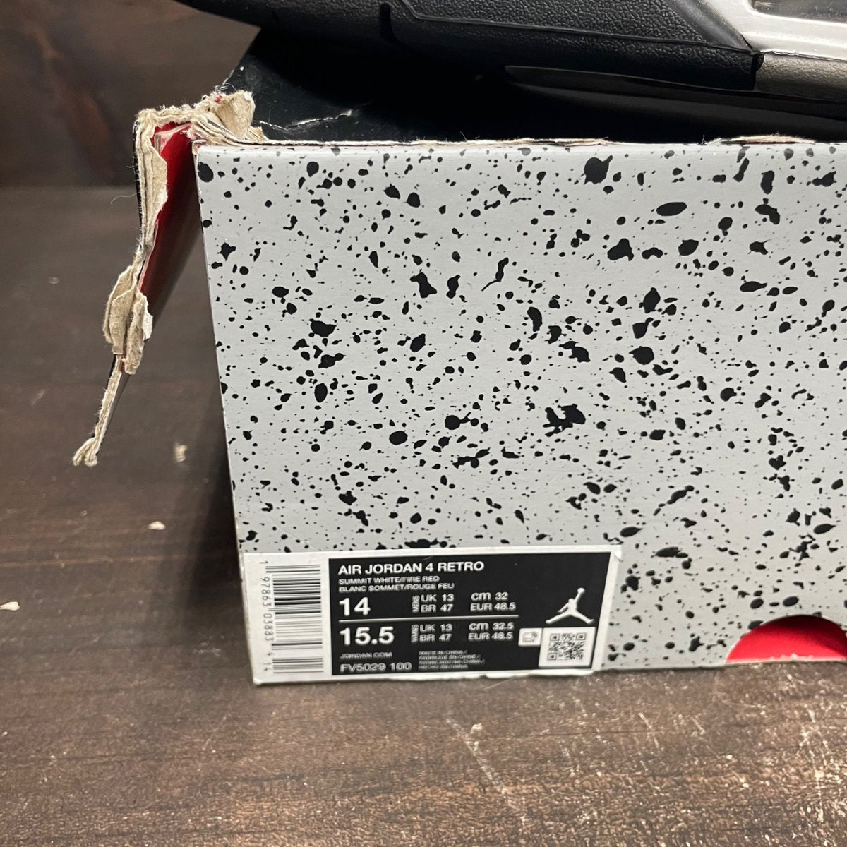 Jordan 4 Retro White Cement (2025) Size 14 (Pre-Owned) - aux