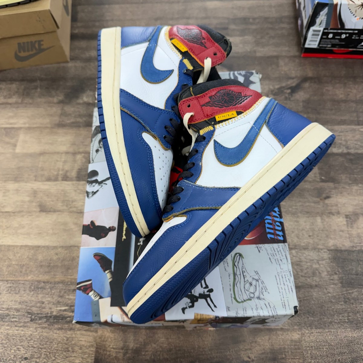 Jordan 1 Retro High Union Los Angeles Storm Blue - Image 1