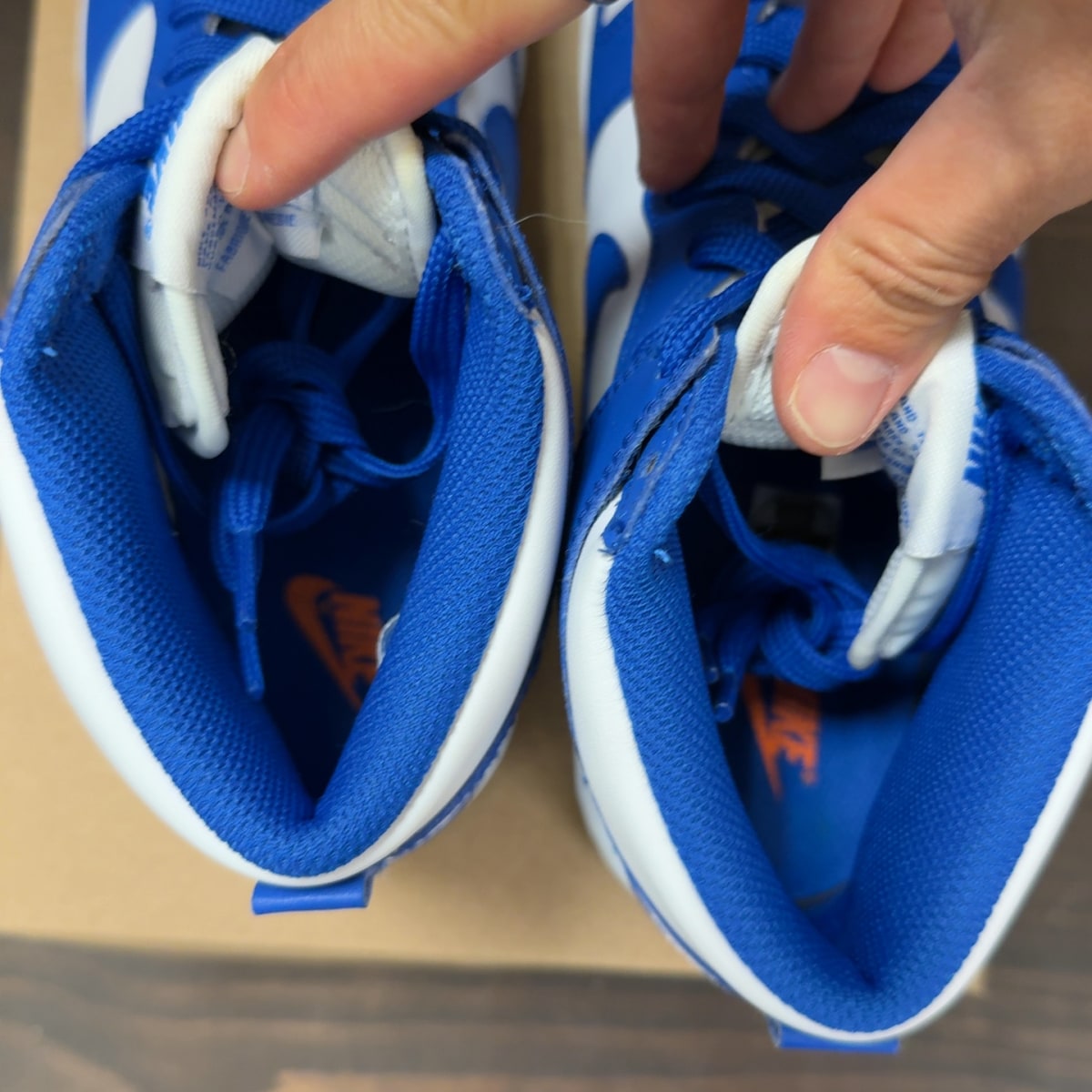 Nike Dunk High Game Royal (GS) Size 6Y (Pre-Owned) - Image 5