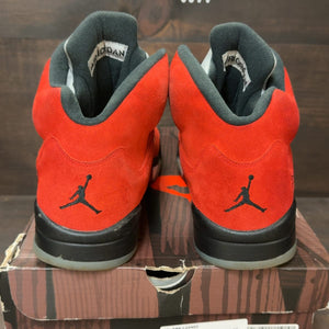 Jordan 5 Retro Raging Bull Red (2021) Size 12 (Pre-Owned) - aux