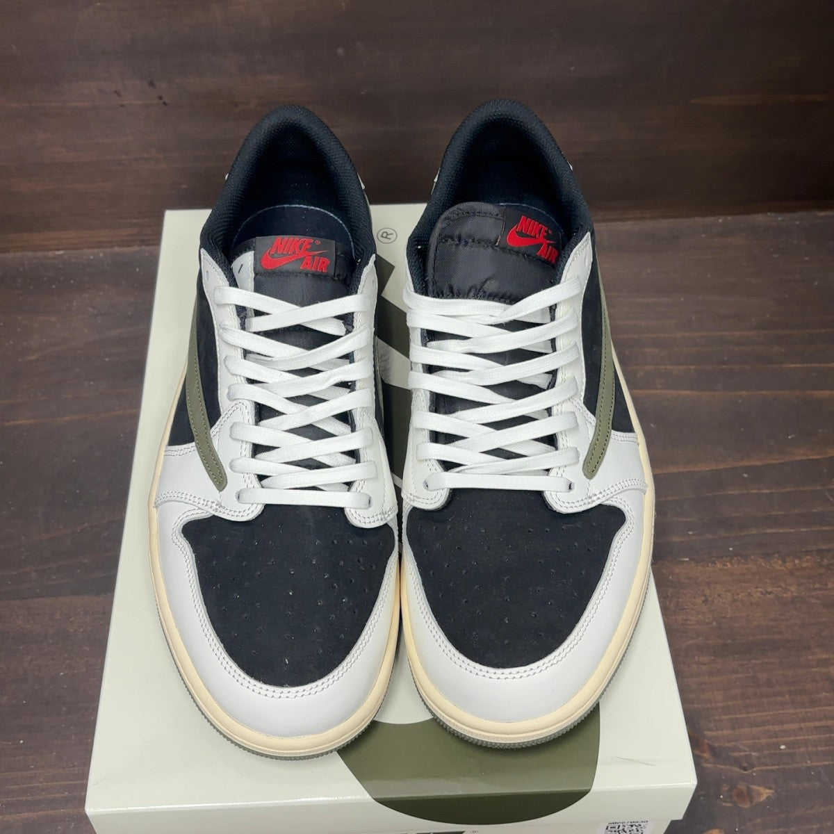 Jordan 1 Retro Low OG SP Travis Scott Olive (Women's) Size 13W (Pre-Owned) - Image 3