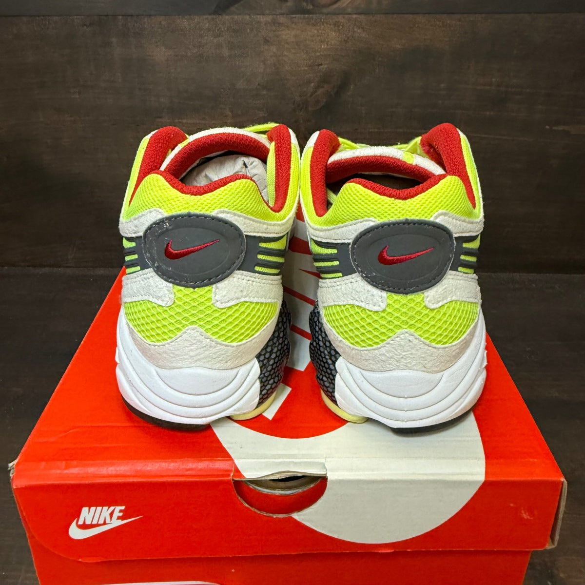 Nike Air Ghost Racer White Atom Red Neon Yellow - Image 5