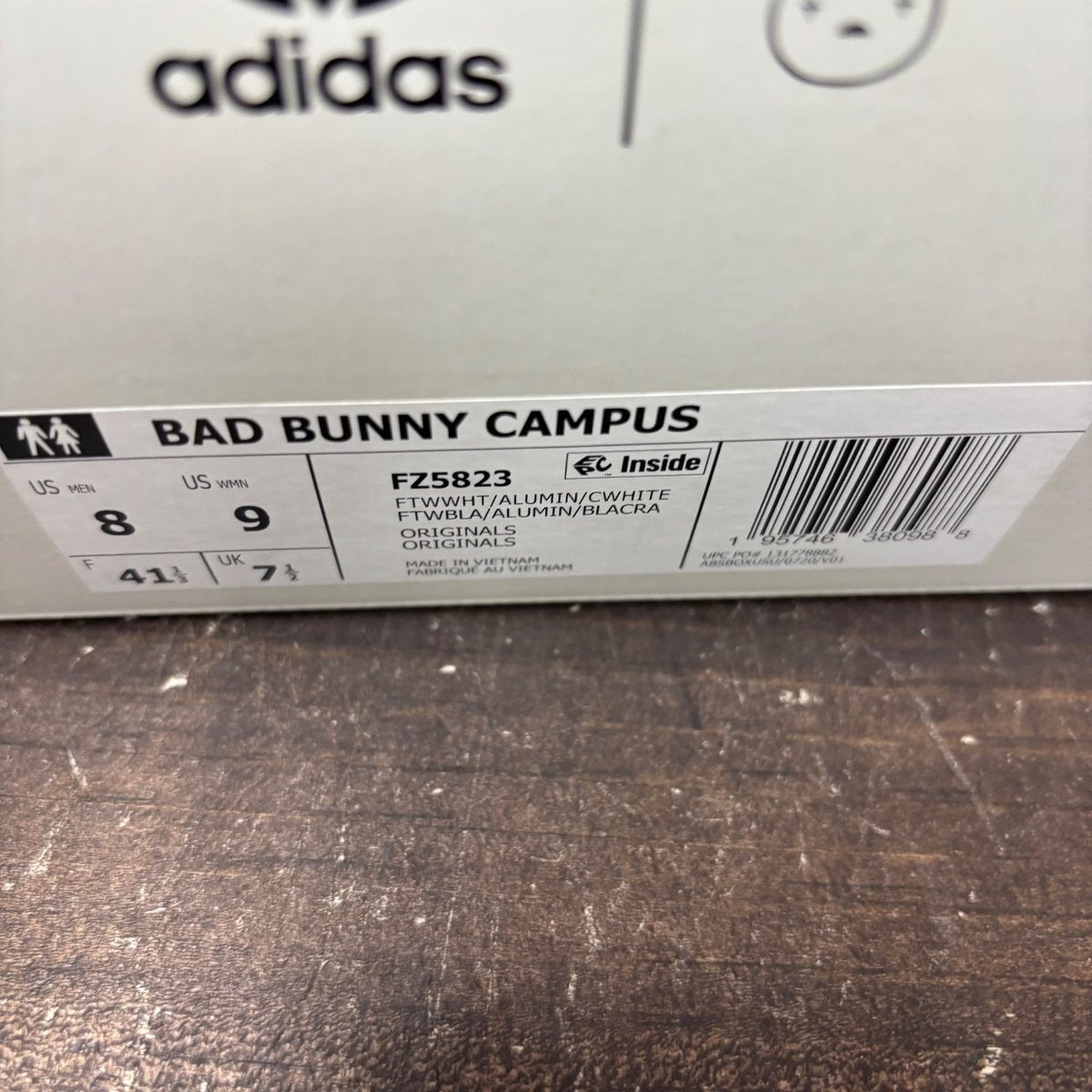 adidas Campus Light Bad Bunny Cream Size 8 (Pre-Owned) - aux