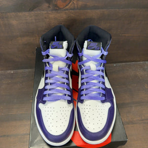 Jordan 1 Retro High Court Purple White Size 10.5 (Pre-Owned) - Image 3