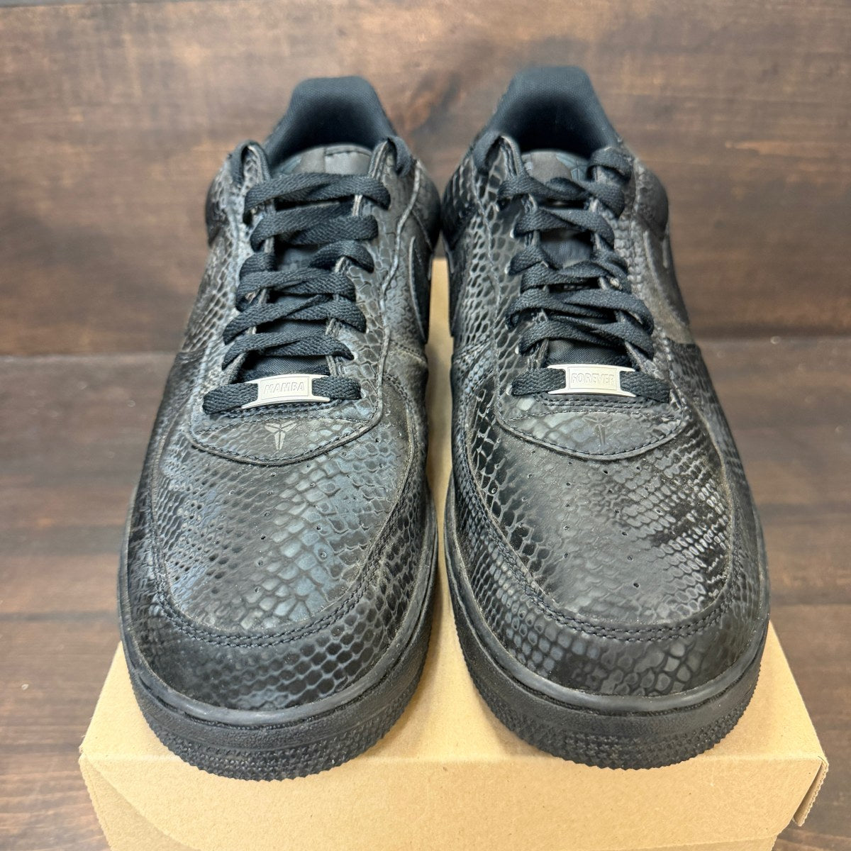 Nike Air Force 1 Low Kobe Bryant Forever Black Size 13 (Pre-Owned) - Image 3
