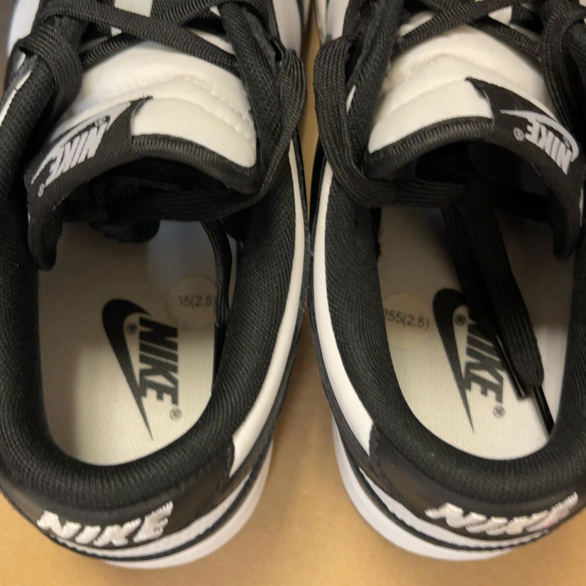 Nike Dunk Low Retro White Black Panda Size 7.5 (Pre-Owned) - Image 6