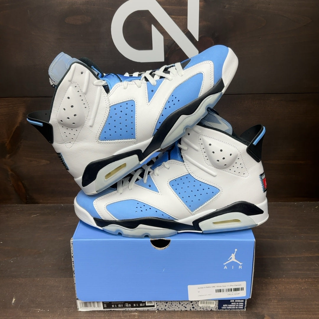 Jordan 6 Retro UNC White - Image 1