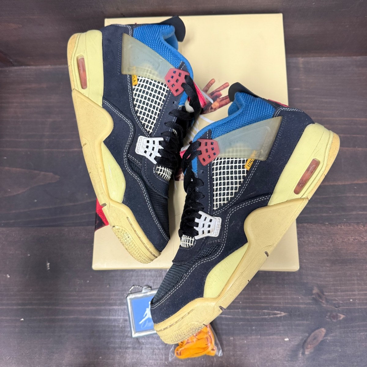 Jordan 4 Retro Union Off Noir - Image 4