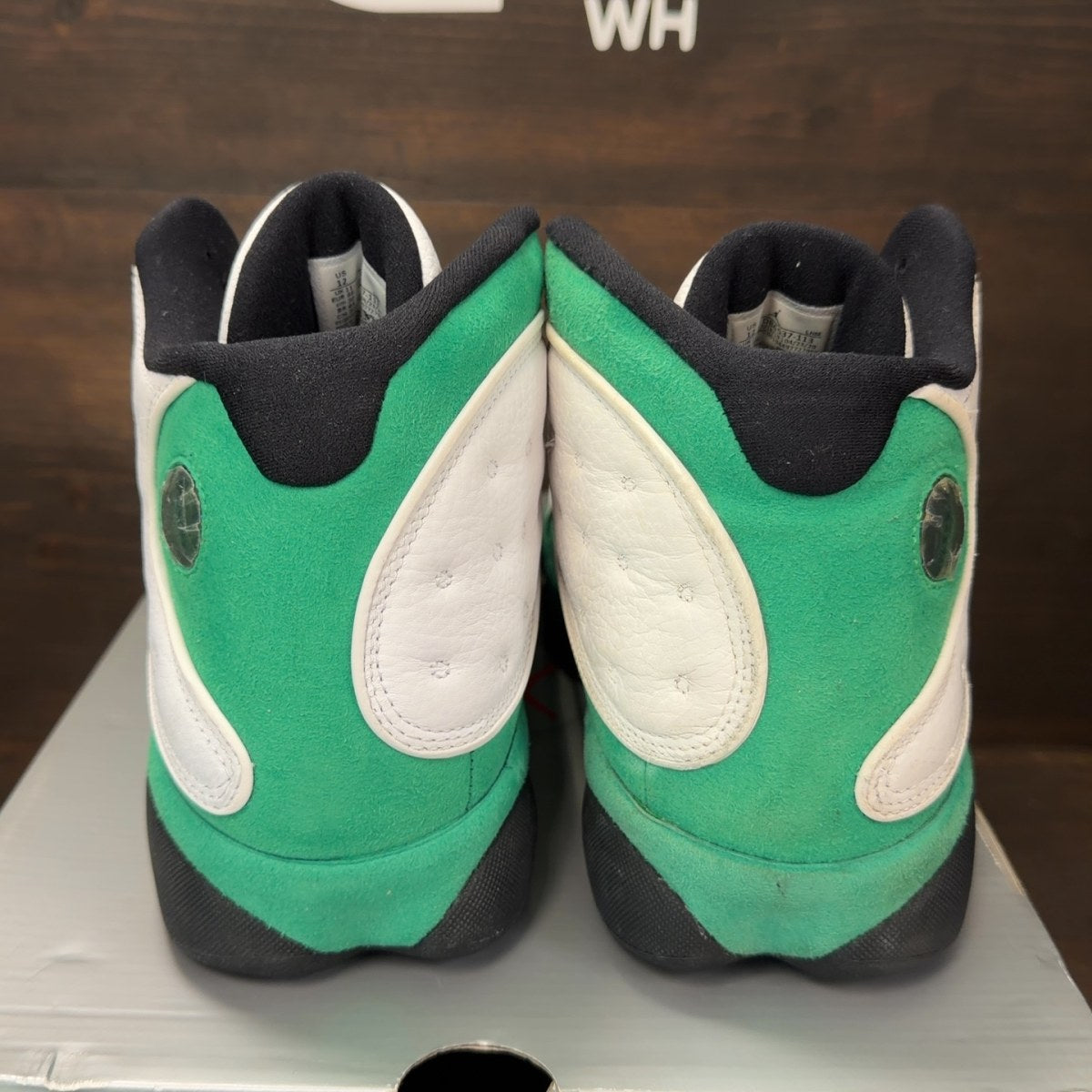 Jordan 13 Retro White Lucky Green Size 12 (Pre-Owned) - Image 4