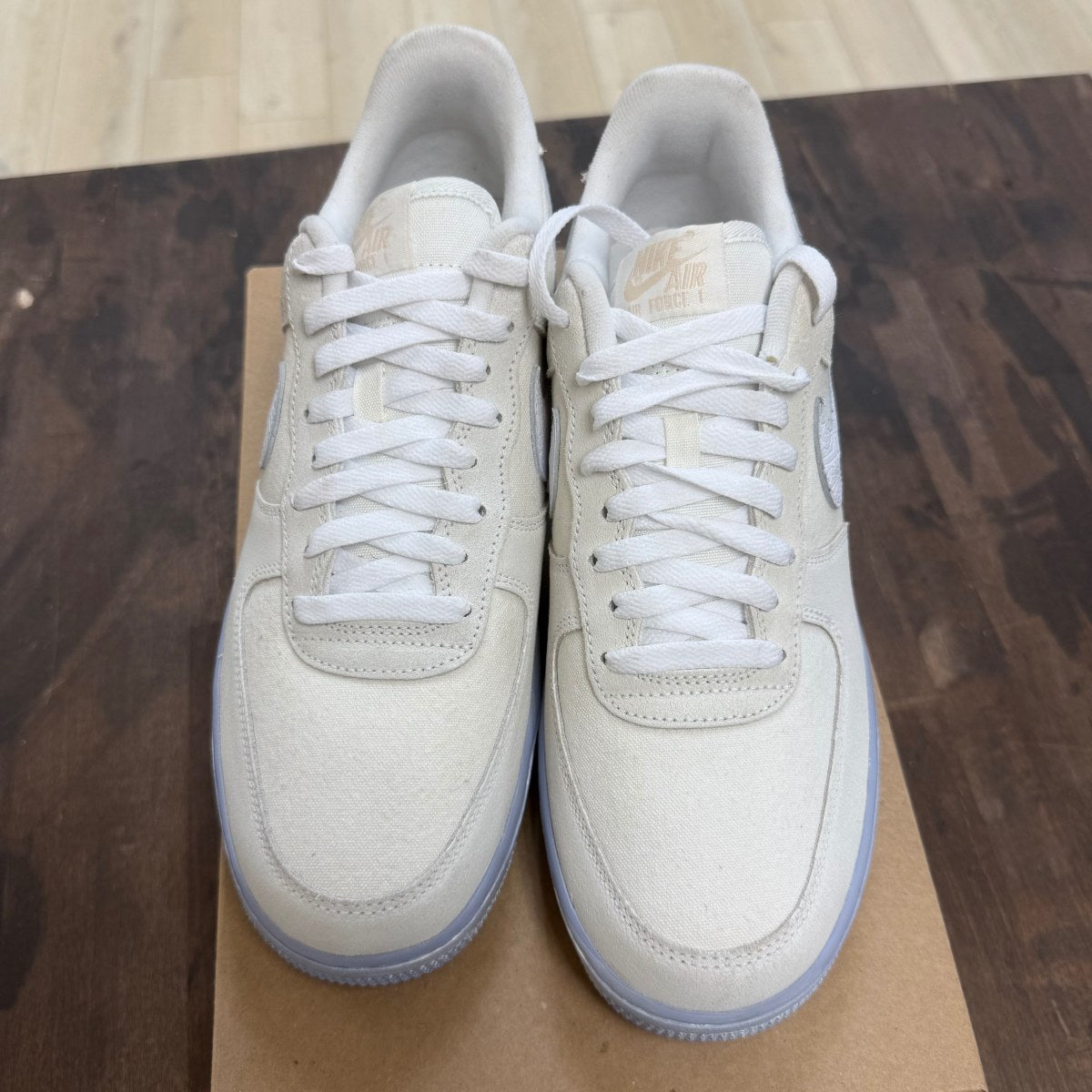 Nike Air Force 1 Low '07 LV8 EMB Summit White Blue Whisper Size 10.5 (Pre-Owned) - Image 2