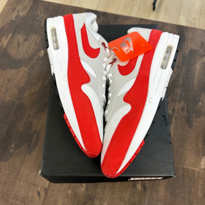 Nike Air Max 1 Anniversary Red (2017/2018 Restock Pair) Size 13 (Pre-Owned) - Image 1