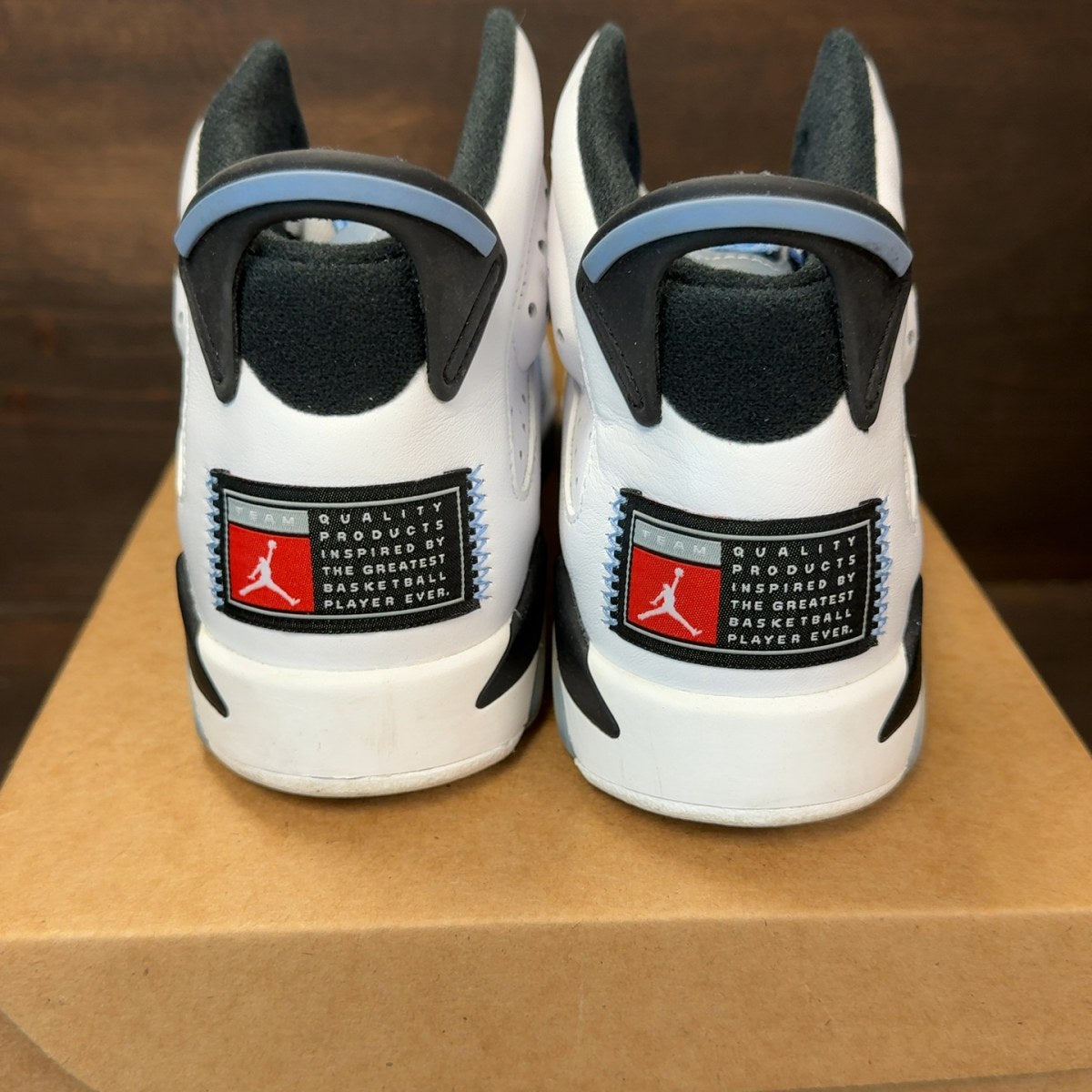 Jordan 6 Retro UNC White (GS) Size 5.5Y (Pre-Owned) - Image 5