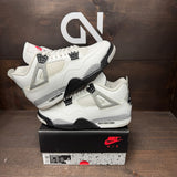 Jordan 4 Retro White Cement (2025) Size 10 (Pre-Owned) - front