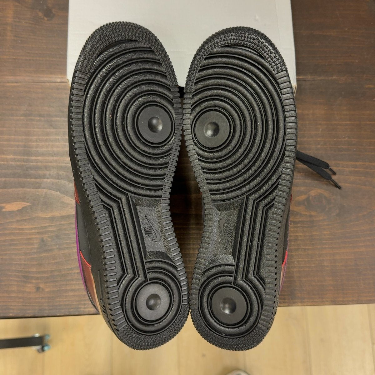Nike Air Force 1 Low '07 LV8 Glam Rock Black Bold Berry Size 9.5 (Pre-Owned) - aux