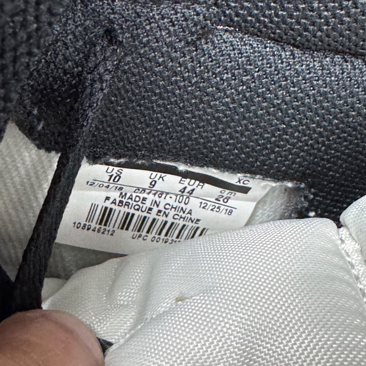 Jordan 1 Retro High OG SP Travis Scott Mocha Size 10 (Pre-Owned) - Image 8