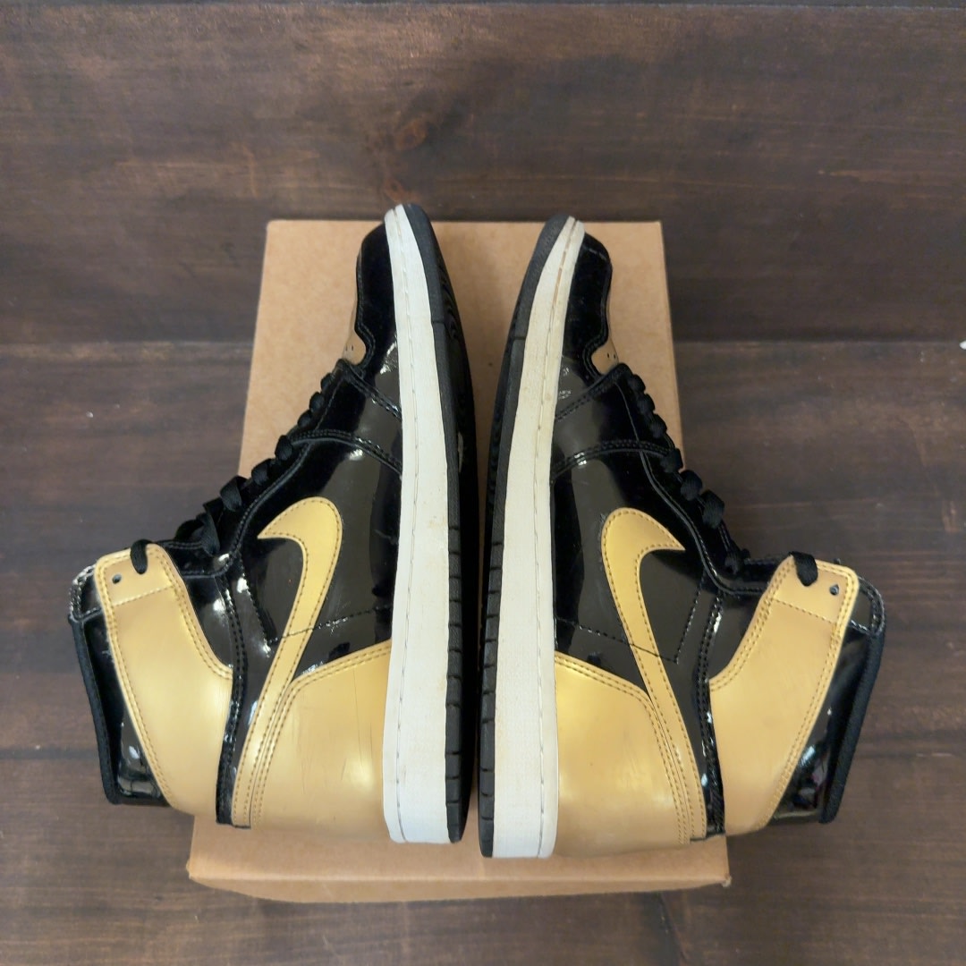 Jordan 1 Retro High NRG Patent Gold Toe Size 8 (Pre-Owned) - Image 5