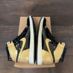 Jordan 1 Retro High NRG Patent Gold Toe Size 8 (Pre-Owned) - Image 5