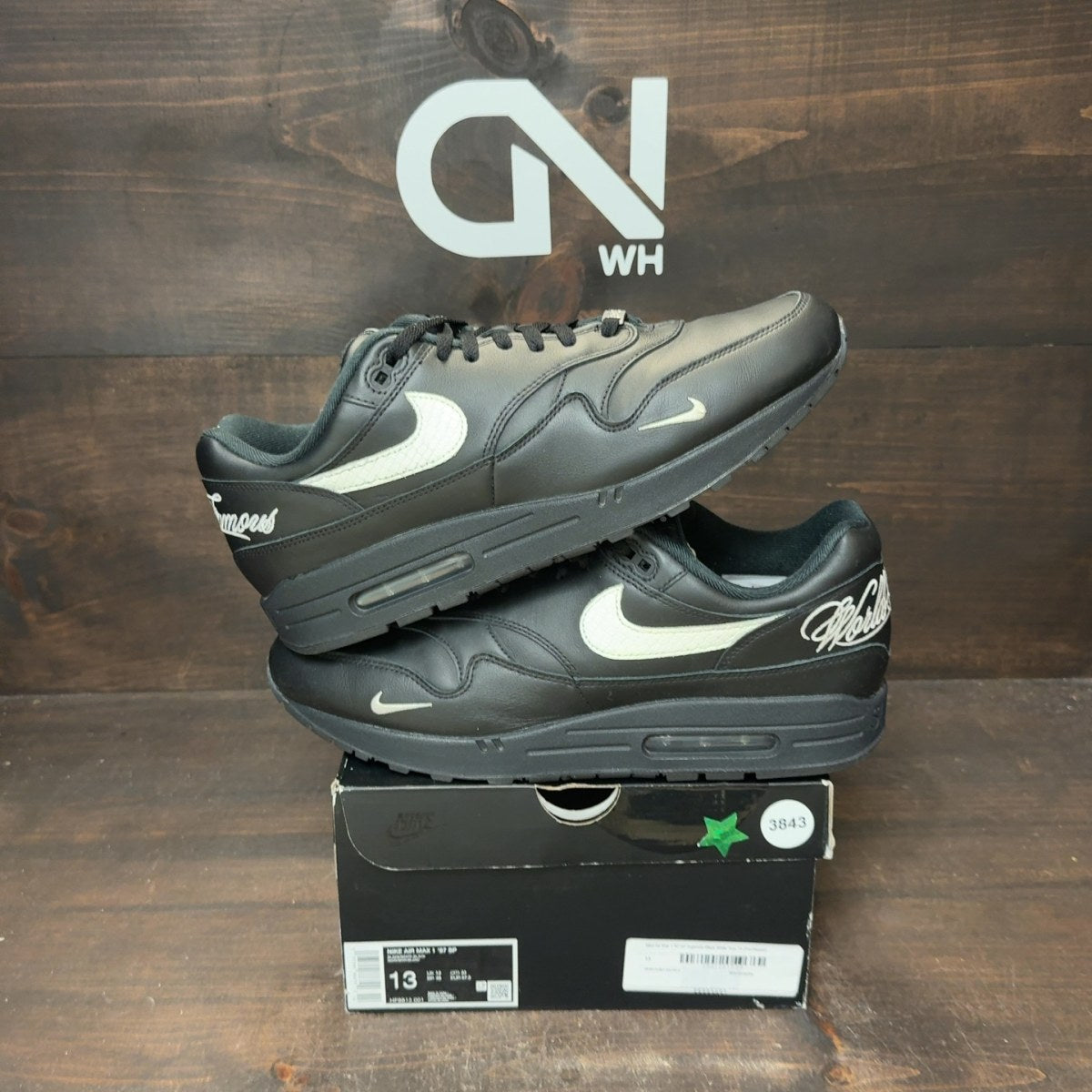 Nike Air Max 1 '87 SP Supreme Black White - Image 1