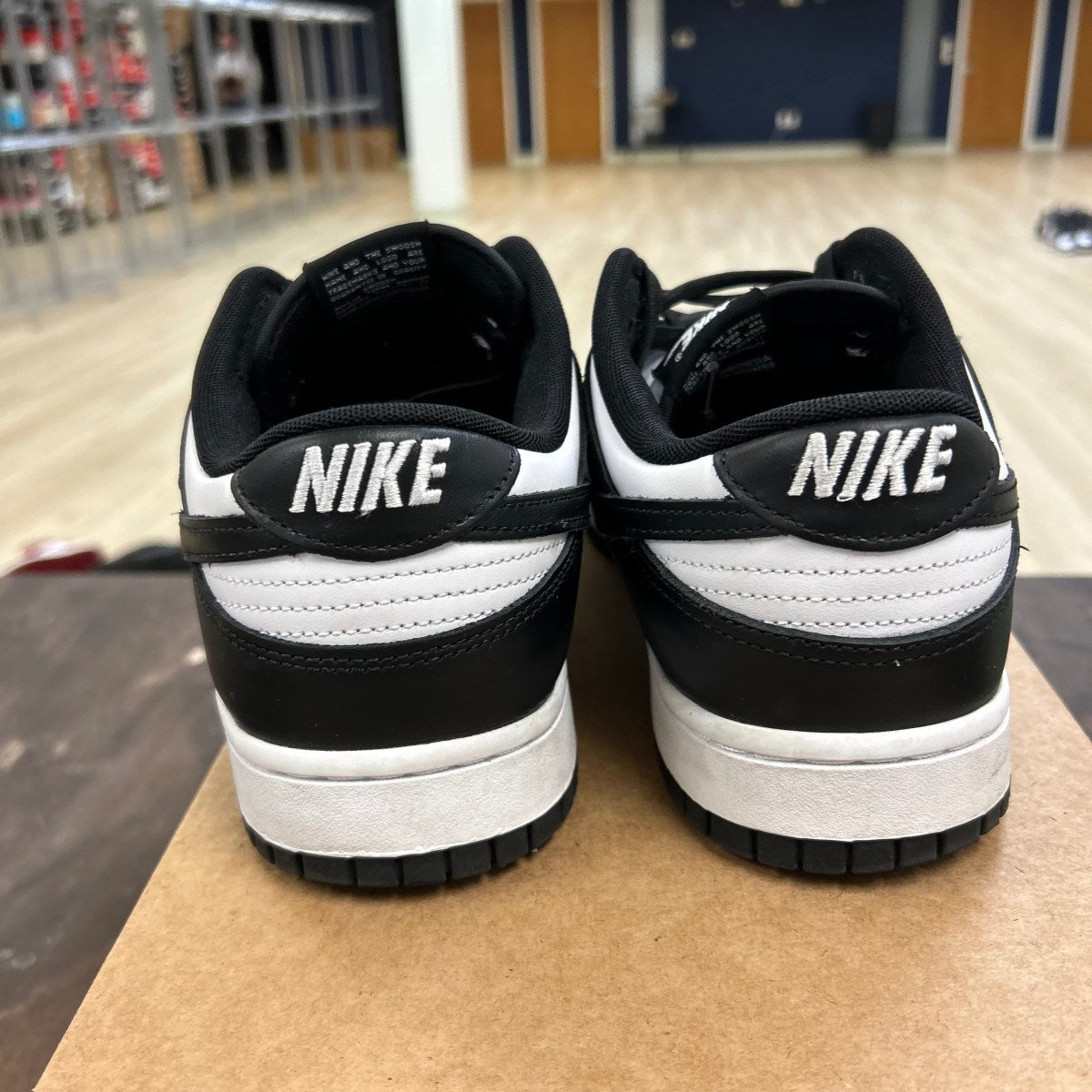 Nike Dunk Low Retro White Black Panda Size 12.5 (Pre-Owned) - Image 4
