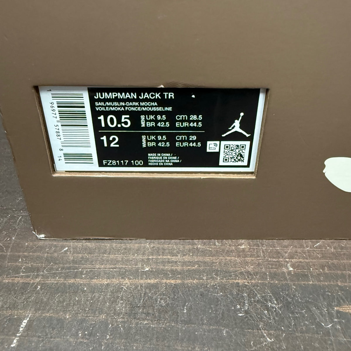 Jordan Jumpman Jack TR Travis Scott Sail Size 10.5 (Pre-Owned)