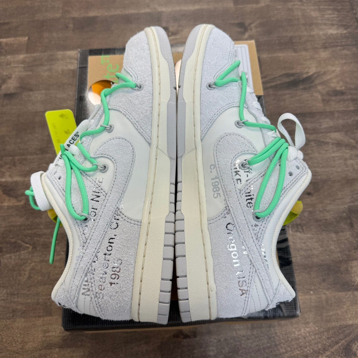 Nike Dunk Low Off-White Lot 14 - Image 4