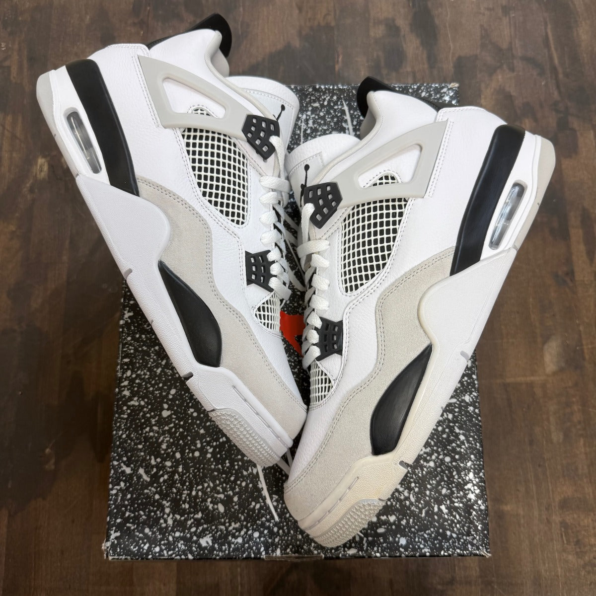 Jordan 4 Retro Military Black - Image 1