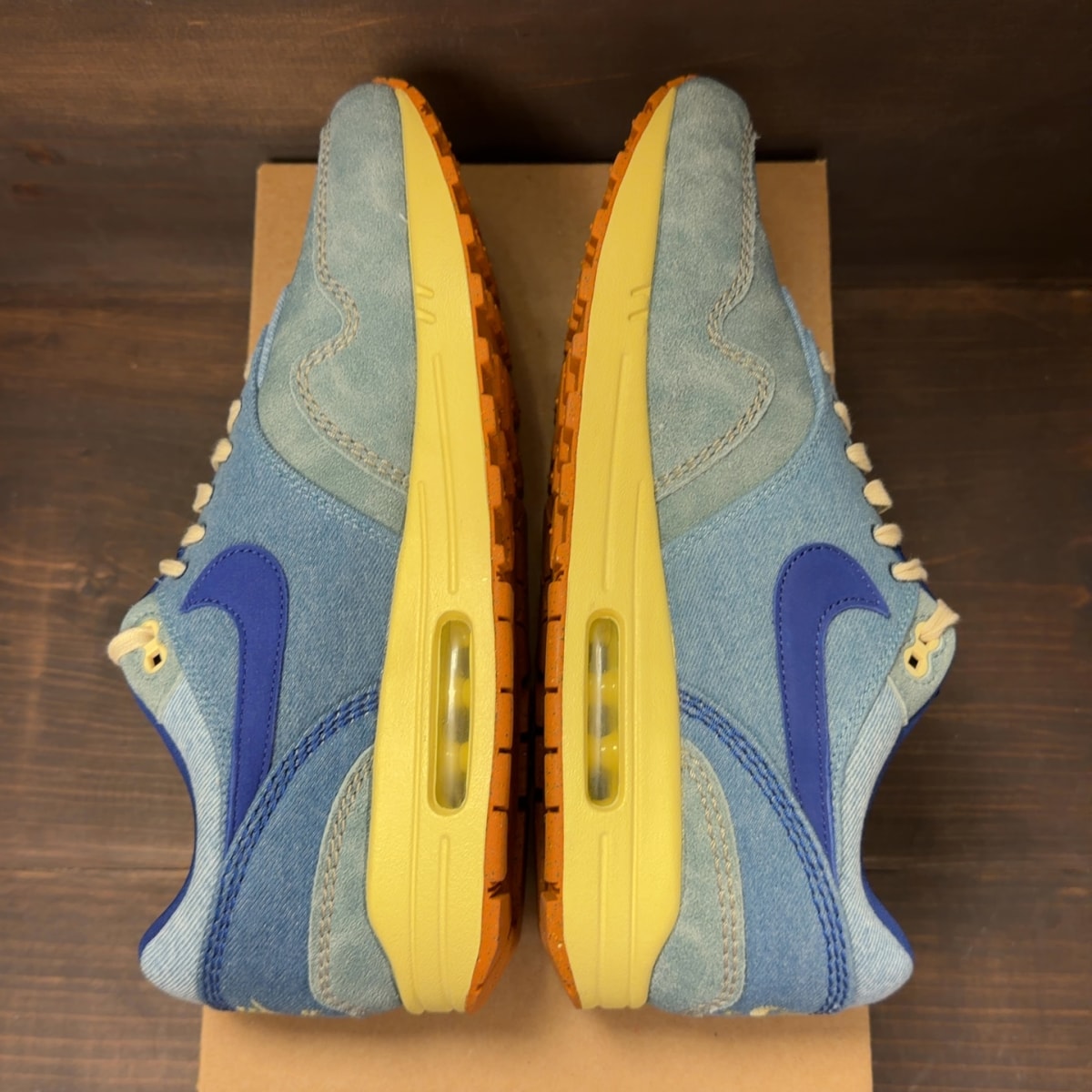Nike Air Max 1 PRM Dirty Denim Size 11.5 (Pre-Owned) - Image 6