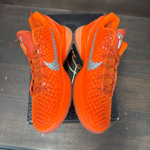 Nike Kobe 6 Protro Total Orange Size 9 (Pre-Owned) - tag