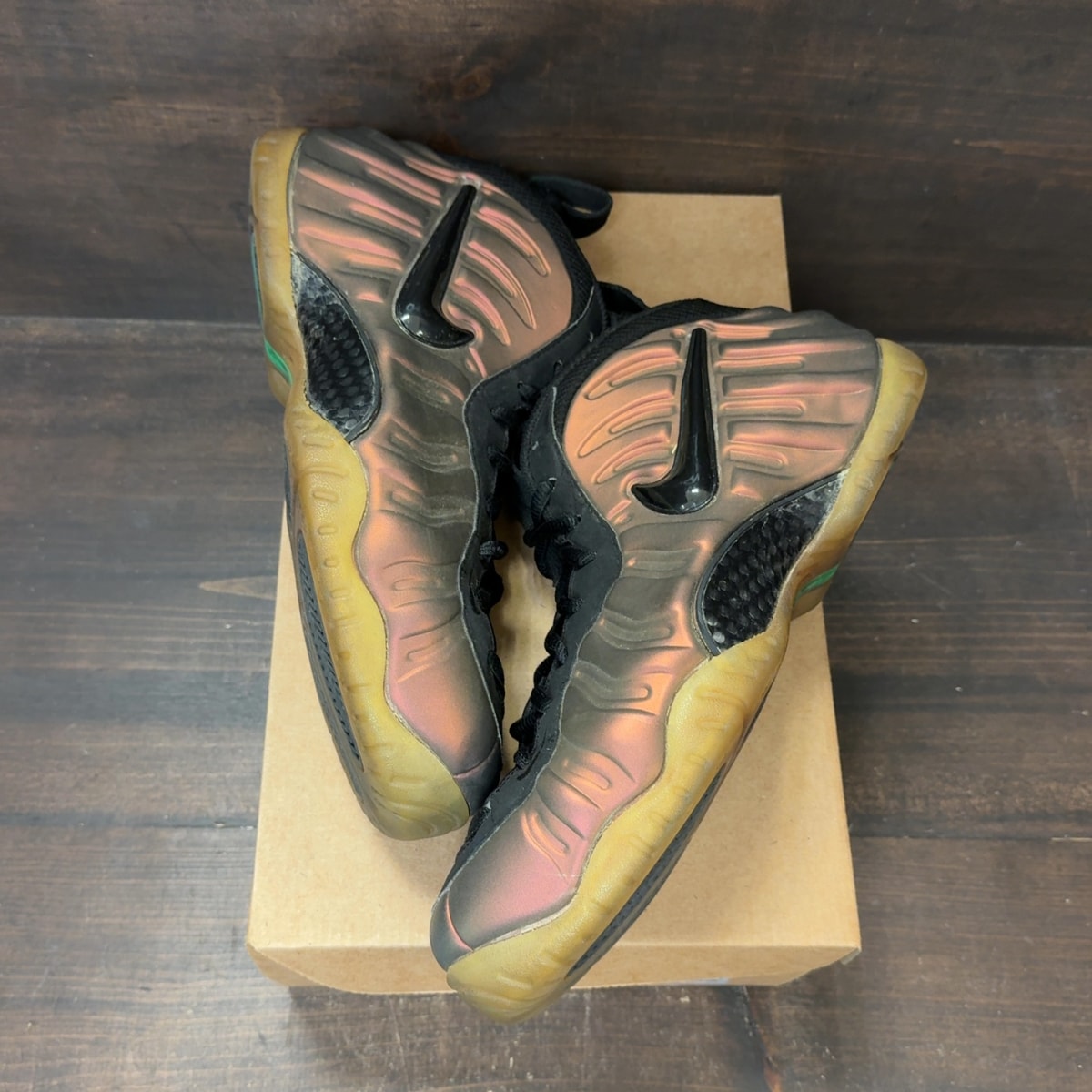 Nike Air Foamposite Pro Gym Green Size 10 (Pre-Owned) - Image 2