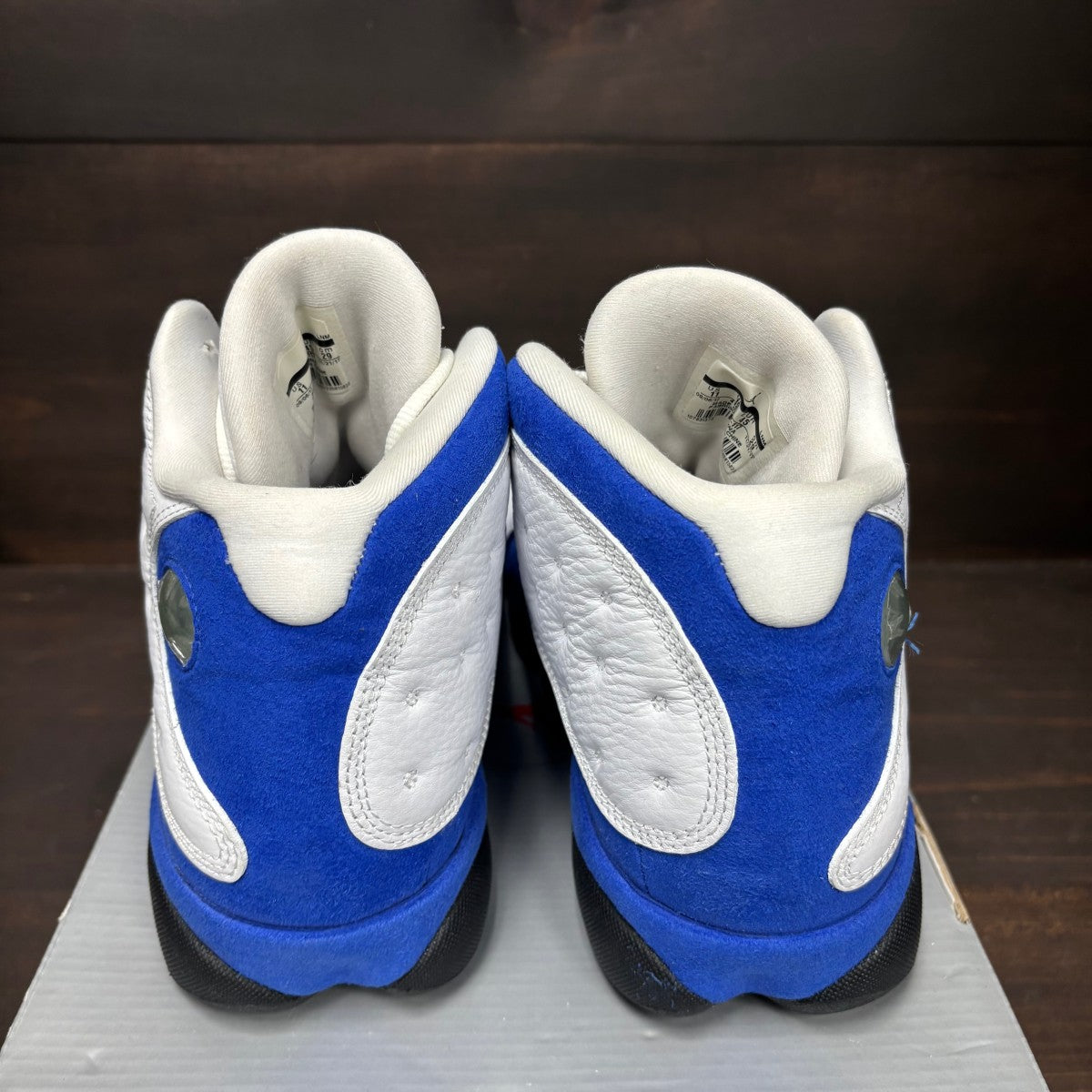 Jordan 13 Retro White Hyper Royal Black - Image 5