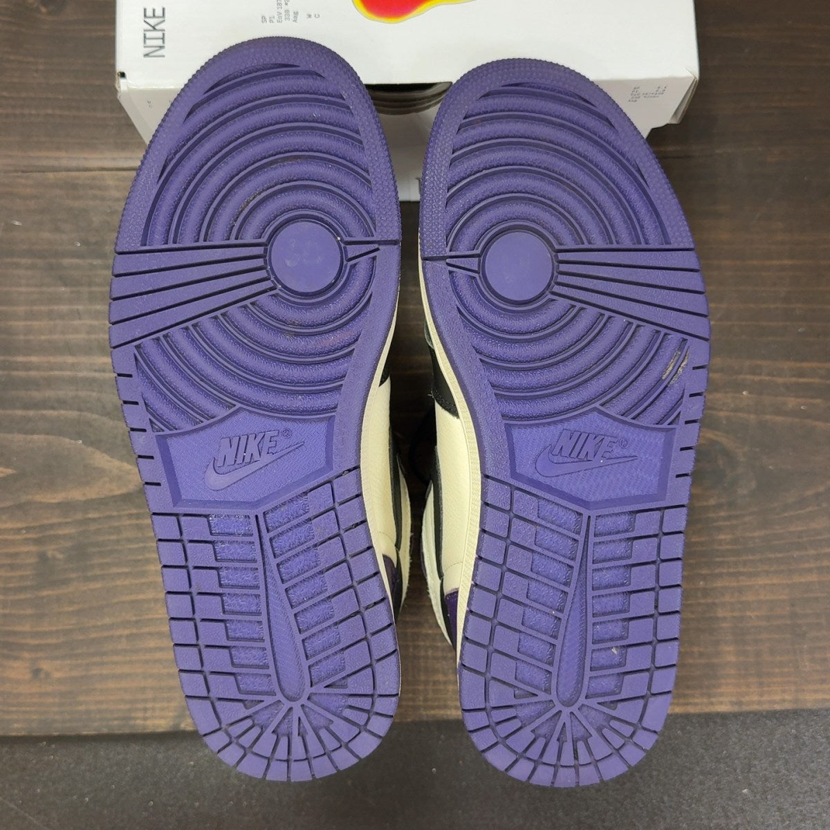 Jordan 1 Retro High Court Purple Size 7.5 (Pre-Owned) - Image 8