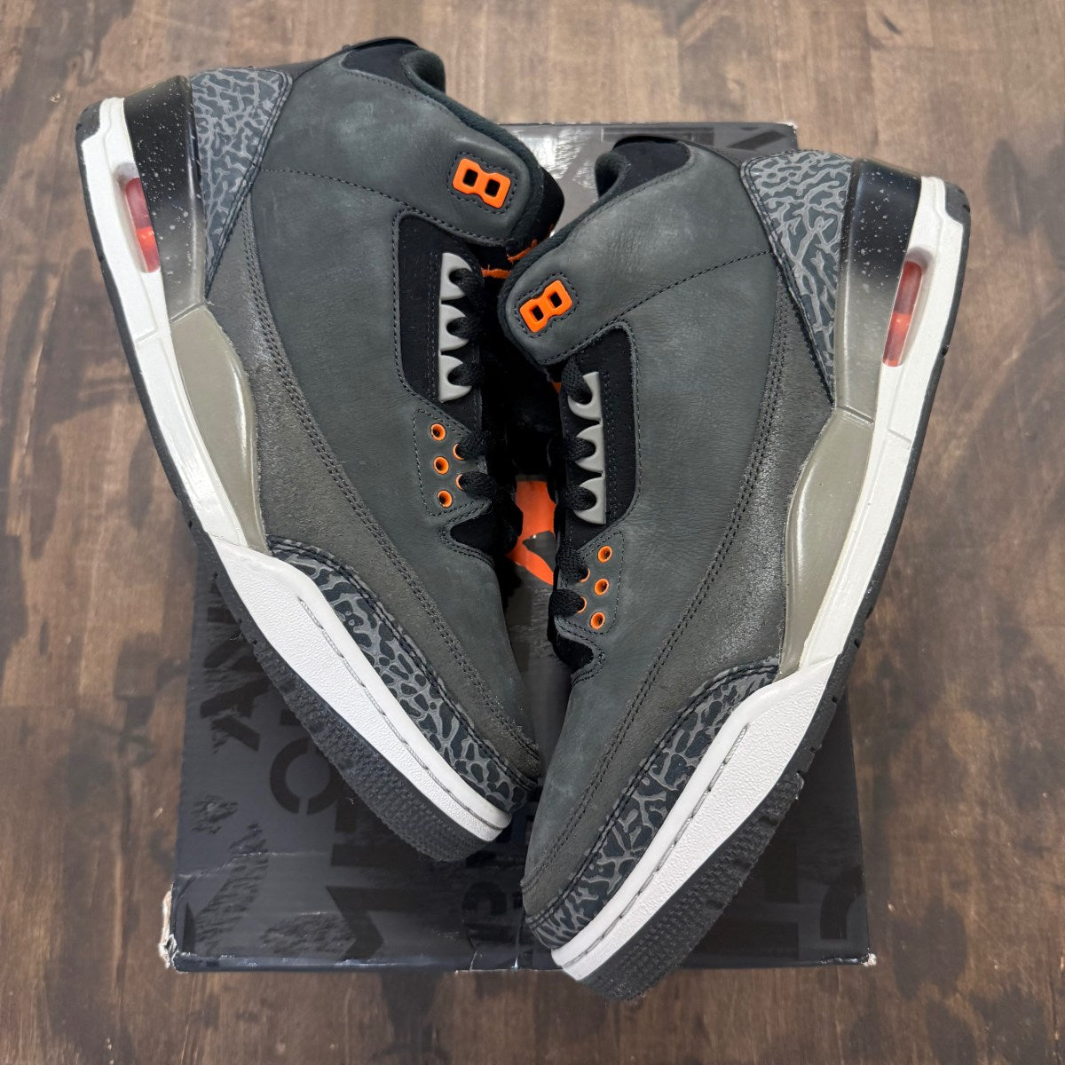 Jordan 3 Retro Fear Pack (2023) Size 12 (Pre-Owned) - Image 1