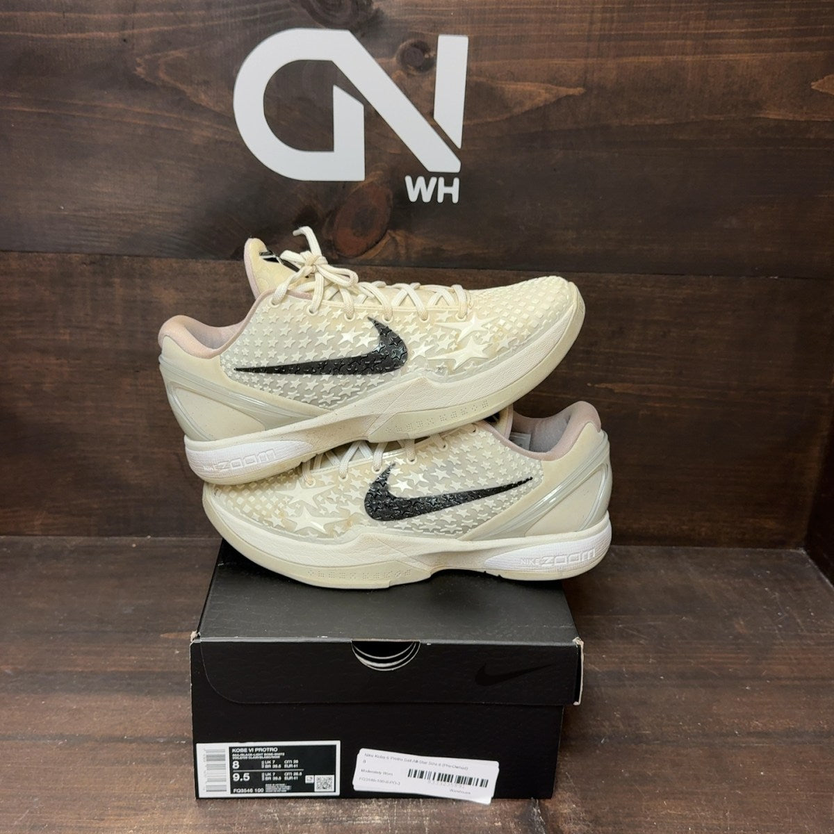 Nike Kobe 6 Protro Sail All-Star Size 8 (Pre-Owned) - front