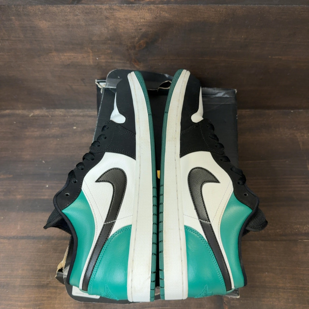 Jordan 1 Low White Black Mystic Green - Image 5