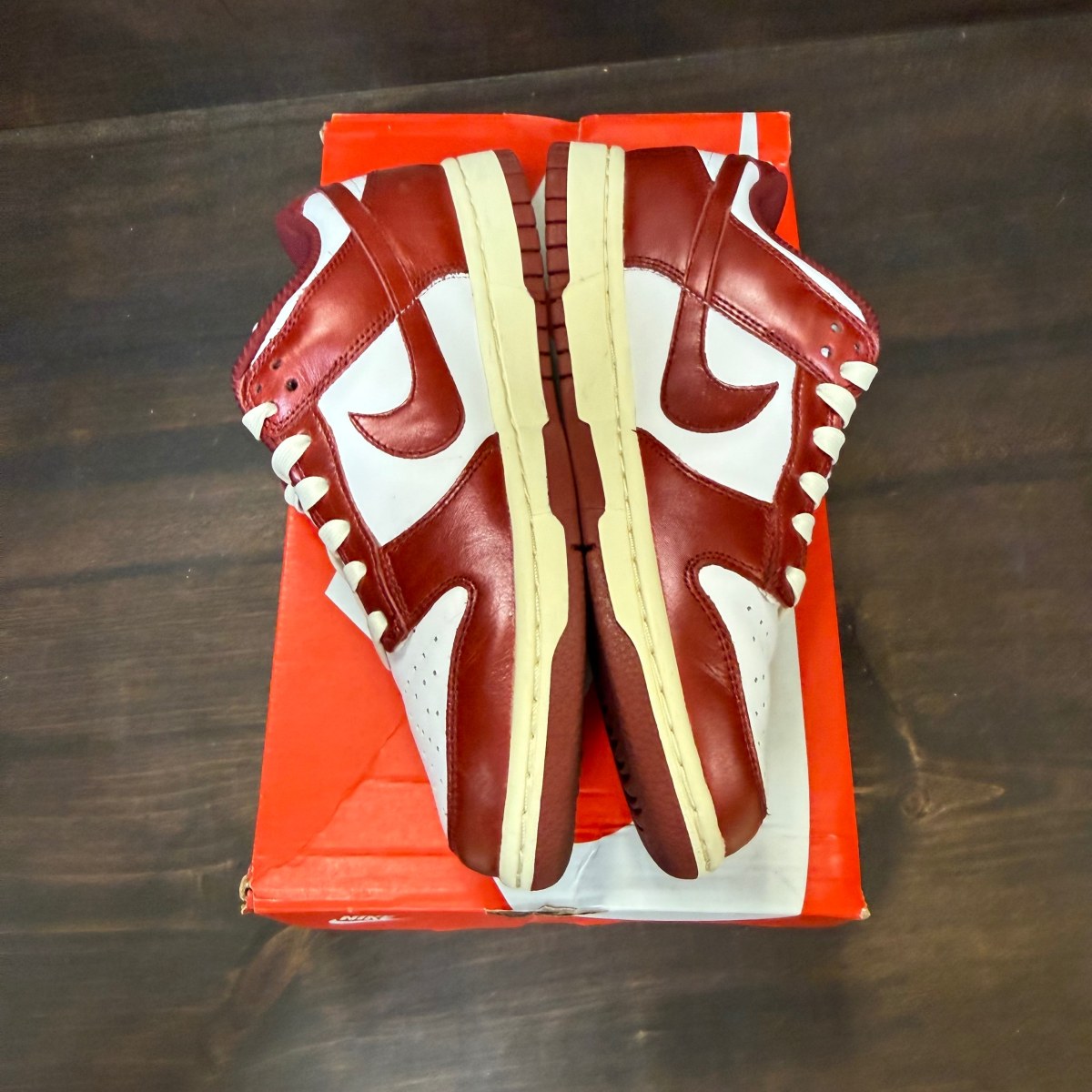 Nike Dunk Low PRM Vintage Team Red (Women's) - Image 4