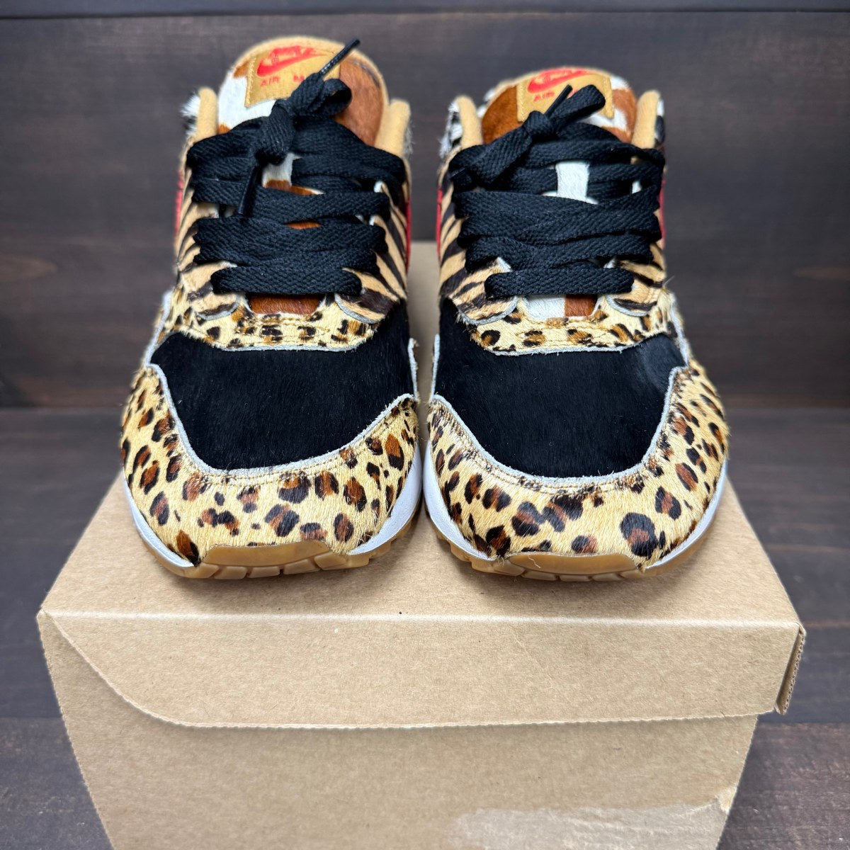 Nike Air Max 1 atmos Animal Pack 2.0 (All Black Box) (2018) Size 9.5 (Pre-Owned) - Image 2