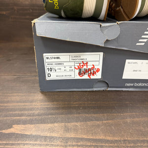 Green Plaid Yellow New Balance 574 Size 10.5 (Pre-Owned) - Image 8