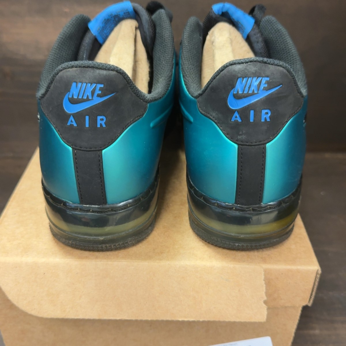 Nike Air Force 1 Low Foamposite Green Black Size 10.5 (Pre-Owned) - Image 5