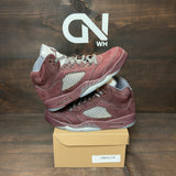 Jordan 5 Retro Burgundy (2023) Size 10 (Pre-Owned) - Image 1