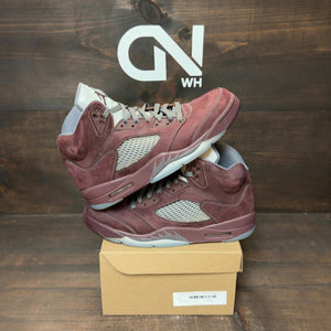 Jordan 5 Retro Burgundy (2023) Size 10 (Pre-Owned) - Image 1