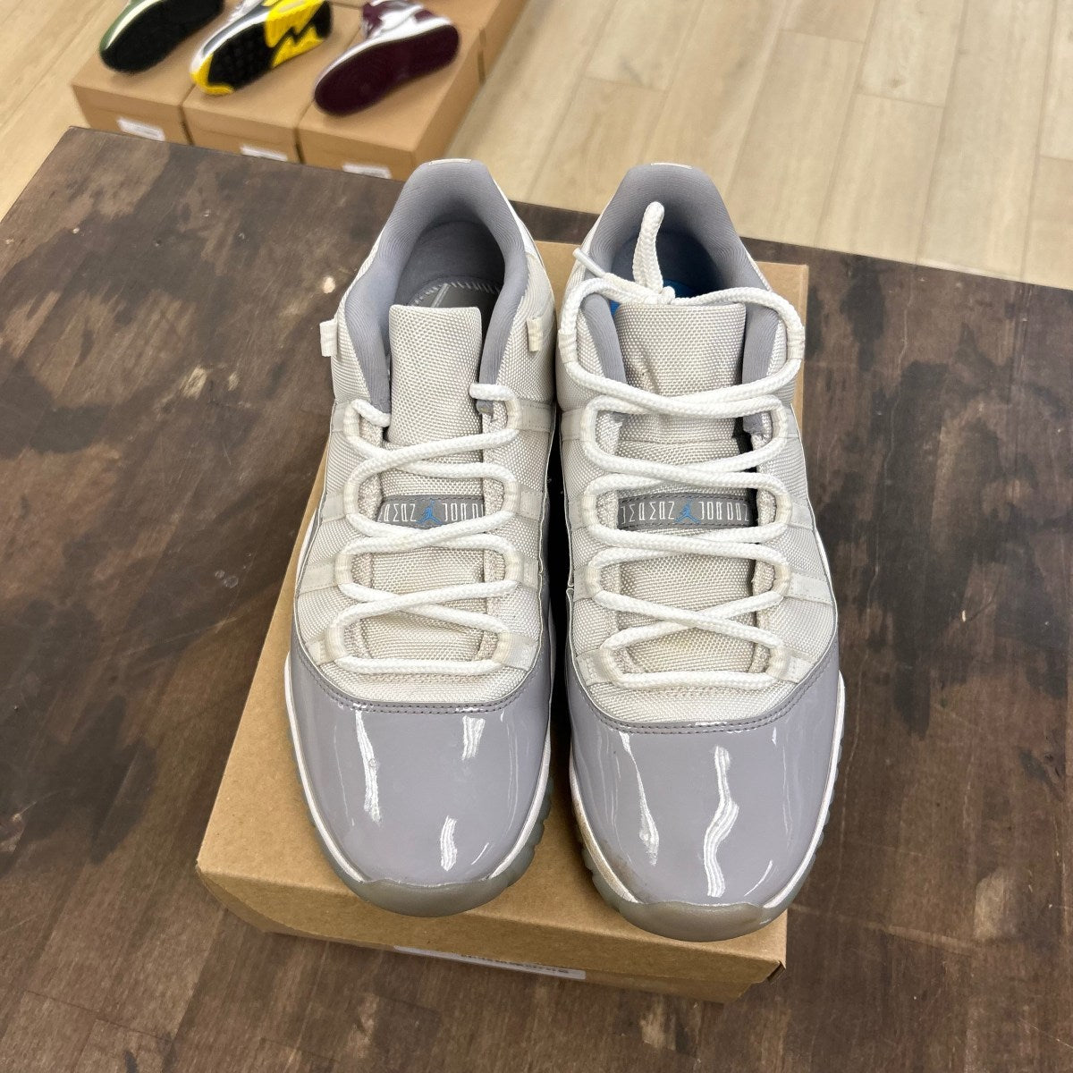 Jordan 11 Retro Low Cement Grey Size 11 (Pre-Owned) - Image 2