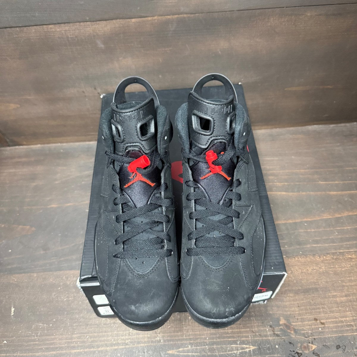 Jordan 6 Retro Infrared Black (2014) Size 8 (Pre-Owned) - back