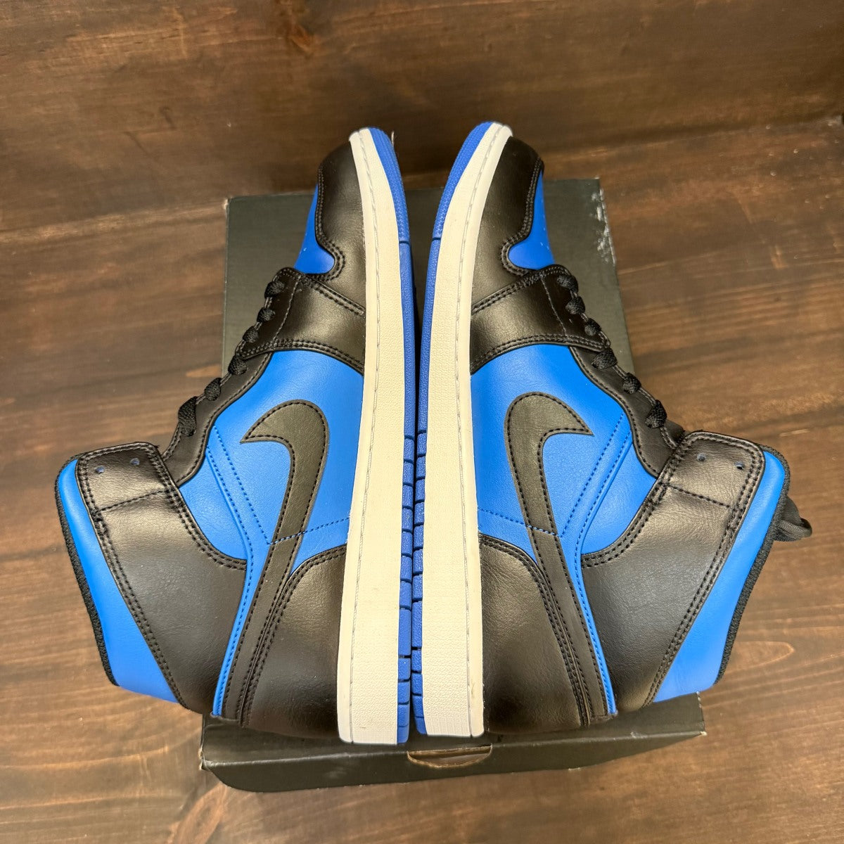 Jordan 1 Mid Black Royal Blue - Image 4