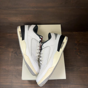 Jordan 2/3 White Black Metallic Silver Size 9.5 (Pre-Owned)