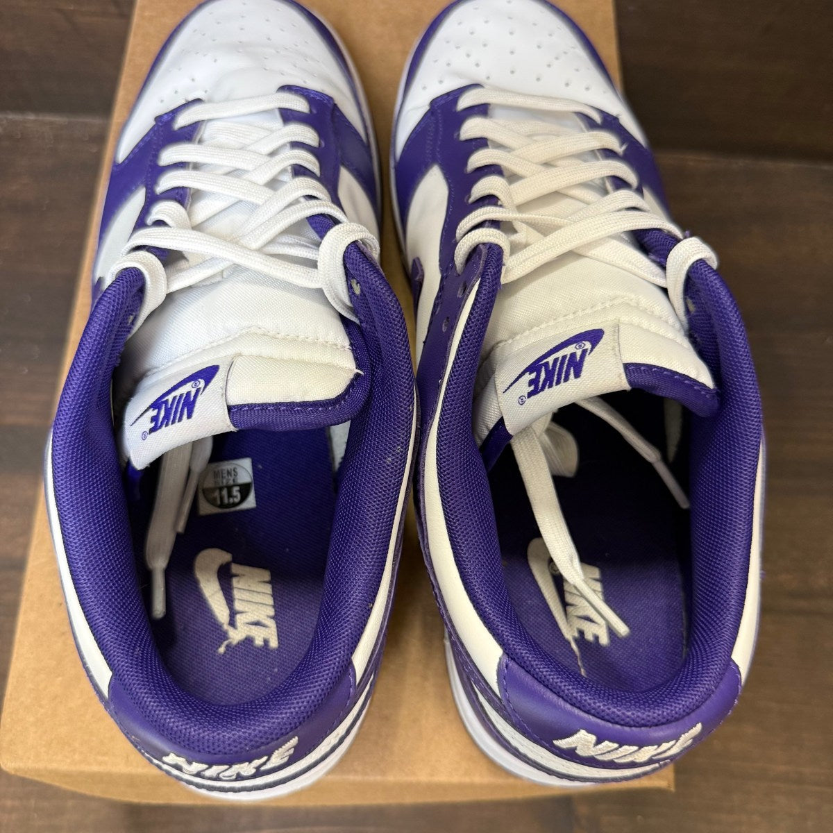 Nike Dunk Low Championship Court Purple Size 11.5 (Pre-Owned) - Image 4