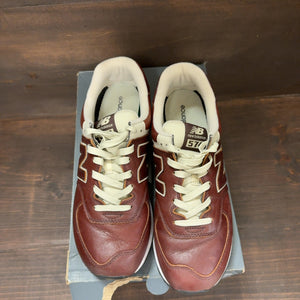 New Balance 574 Leather Dark Brown - Image 3