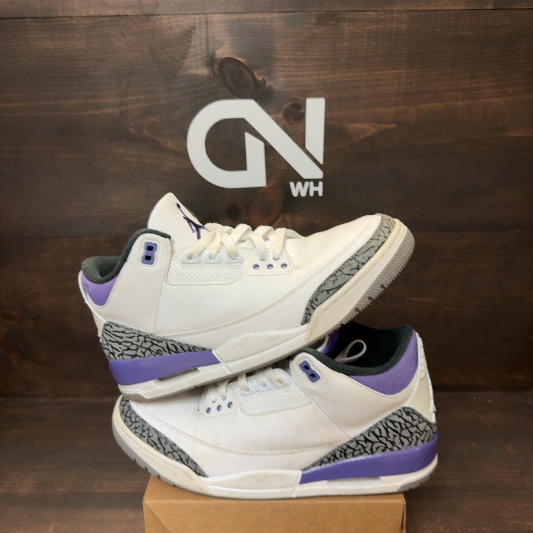 Jordan 3 Retro Dark Iris Size 11.5 (Pre-Owned) - Image 1