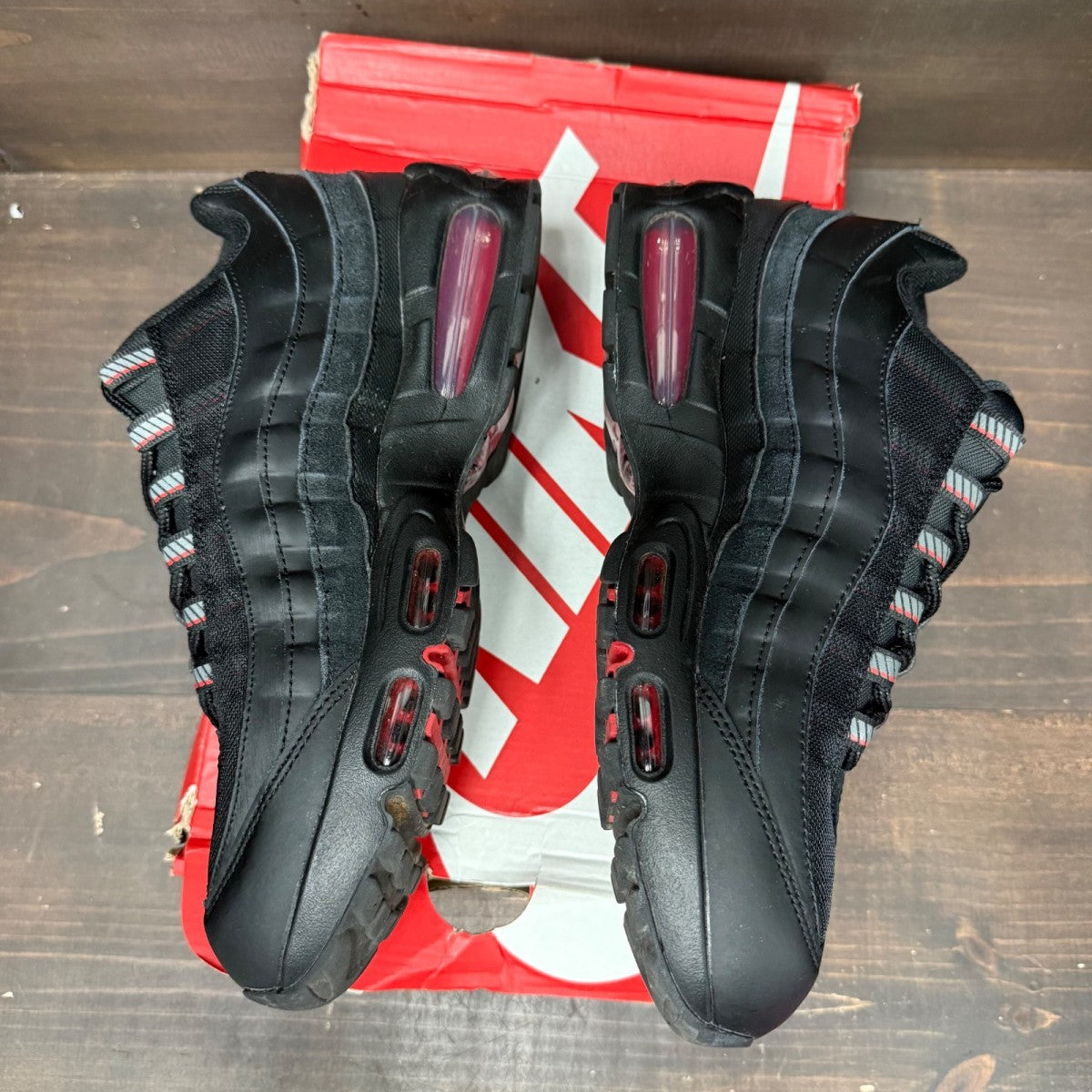 Nike Air Max 95 Racing Pack Black University Red - Image 3