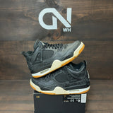 Jordan 4 Retro Laser Black Gum (GS) - Image 1